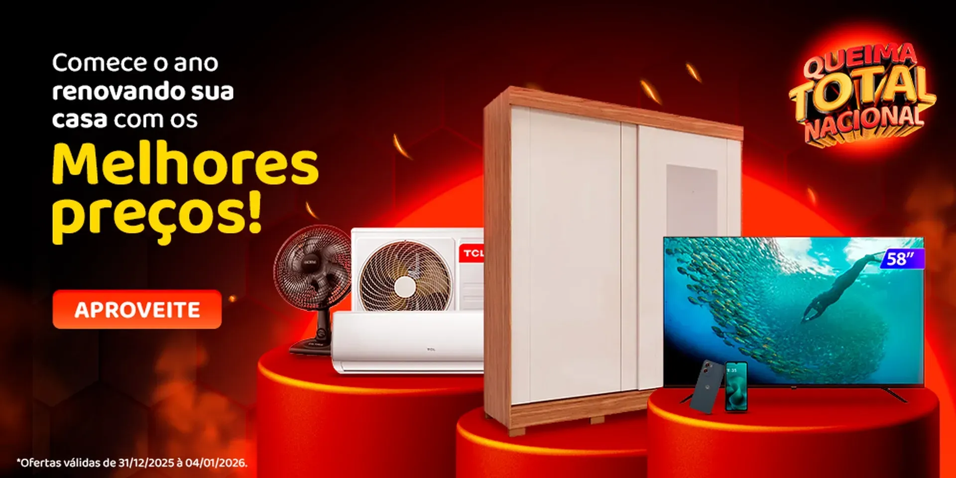 Imagem de compartilhamento para o artigo A maior queima de estoque da Gazin nas lojas físicas e no site chama atenção em todo o Brasil da MS Todo dia